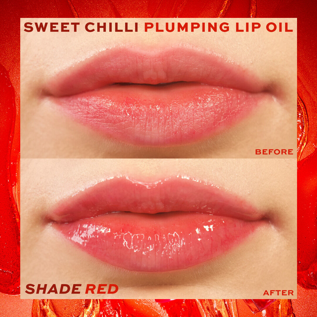 Sweet Chilli Plumping Lip Oil - Red