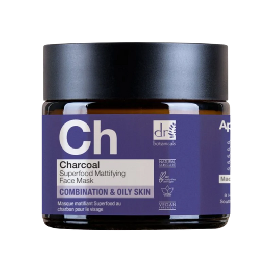 Dr Botanicals Charcoal Superfood Mattifying Face Mask