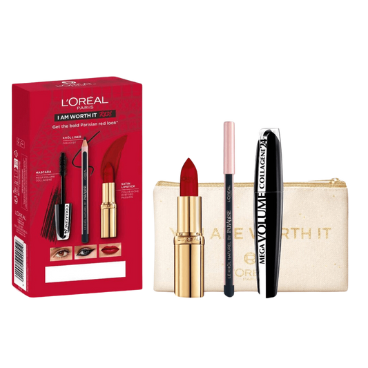 L’Oréal Paris I Am Worth It Red Set