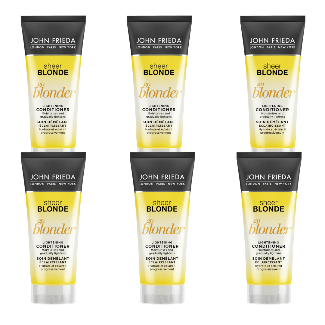John Frieda Go Blonder Lightening Conditioner 6x50ml