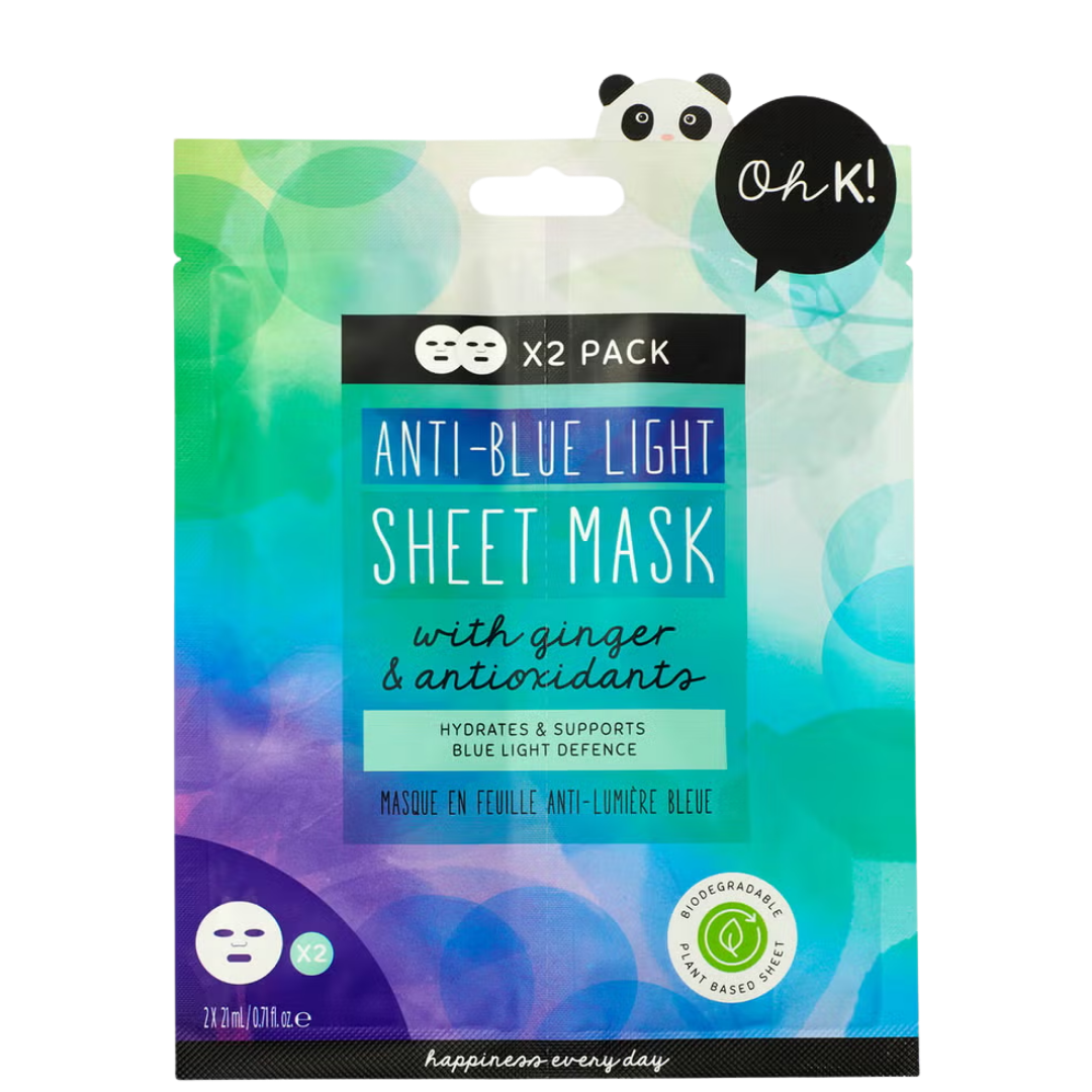 Oh K! Anti Blue Light Sheet Mask Duo
